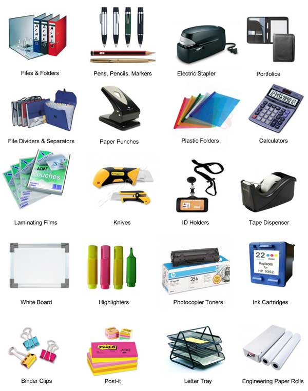 The Ultimate 46 Item Office Equipment and Supplies List for a Productive  Workspace in 2023